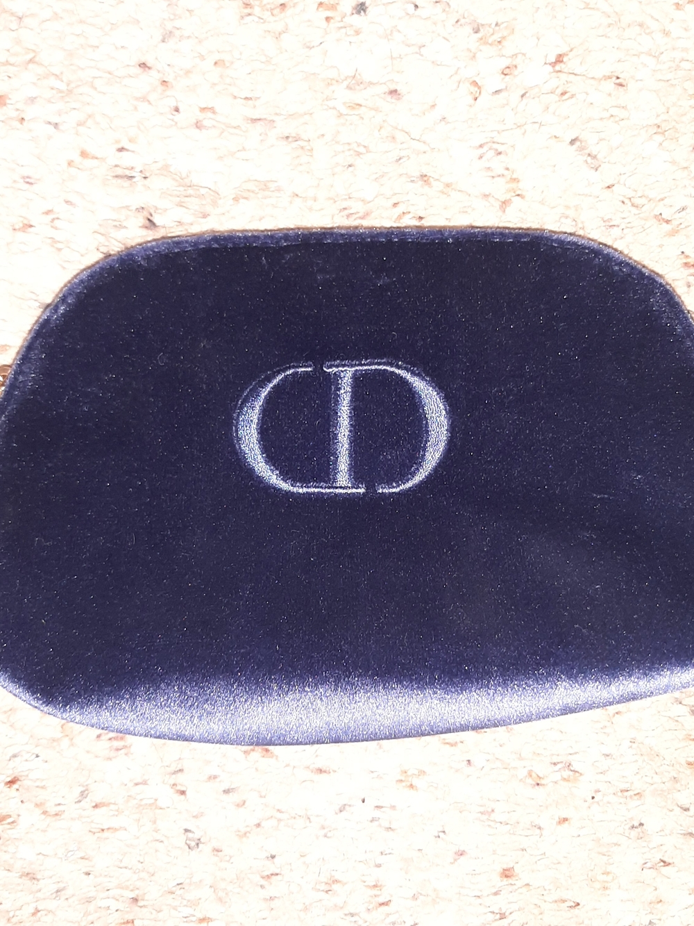 Dior Velvet Makeup Bag